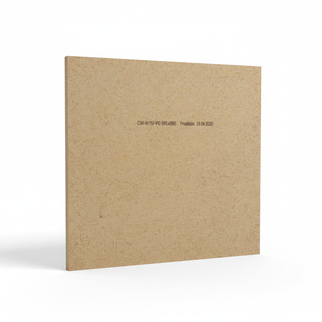 60x60 pressed wood board - white background