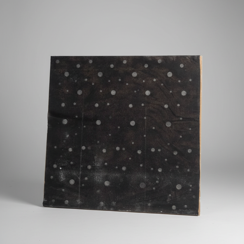 بلاطة صوتية سوداء مثقبة - محسّنة