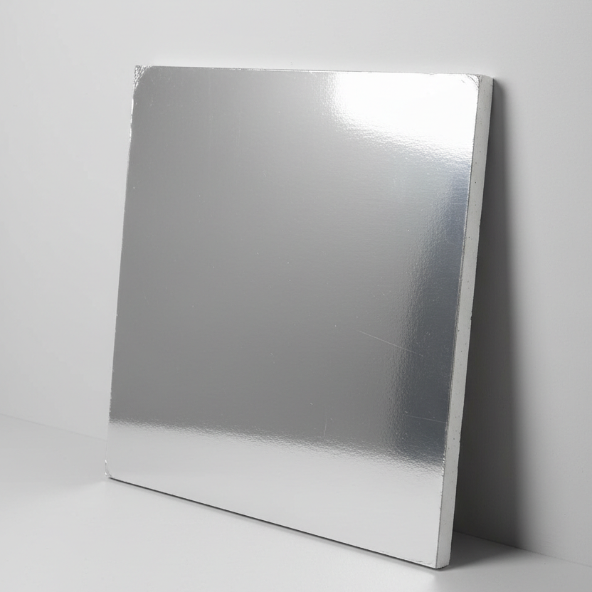 لوح معدني بحواف جبسية