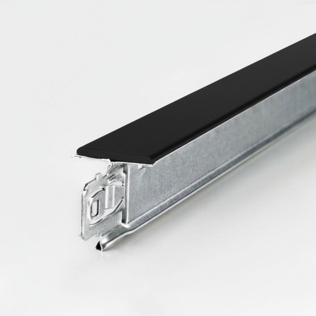 قطعة معدنية بغطاء أسود