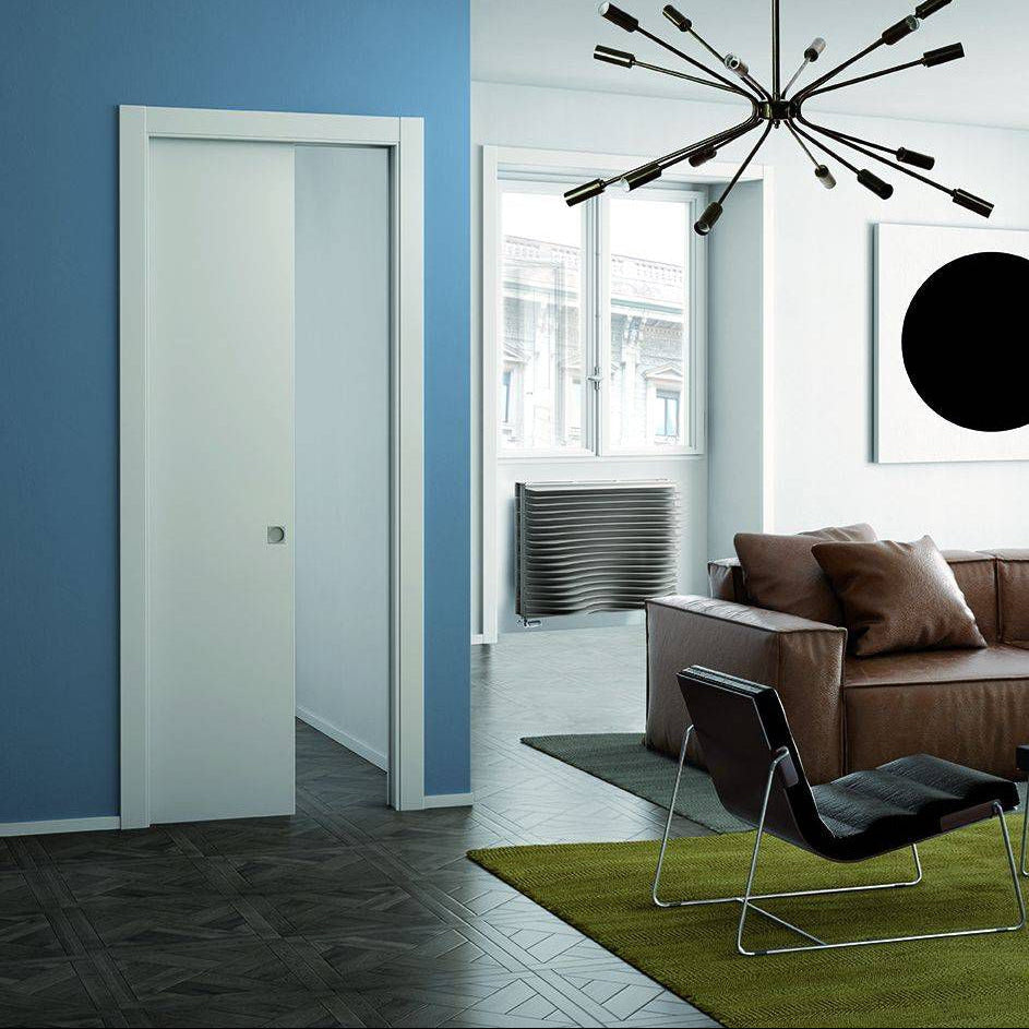 INTHER CHASSIS SIMPLE ENDUIT PORTE COULISSANTE POUR PLATRE