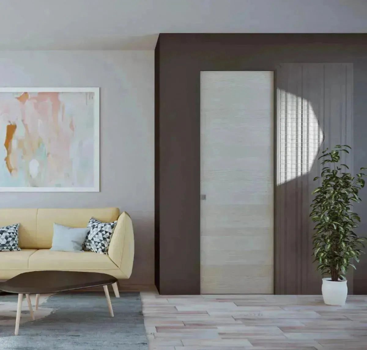 INTHER CHASSIS SIMPLE PORTE COULISSANTE POUR SALAIRES