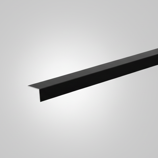 Black corner angle trim - very distant view