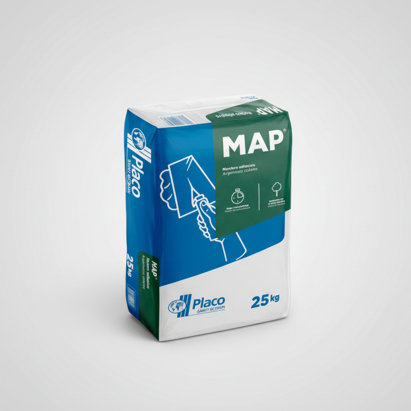 Placo MAP adhesive mortar bag - square format