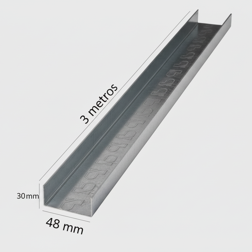 RAIL/CANAL profile 48mm x 30mm - same style