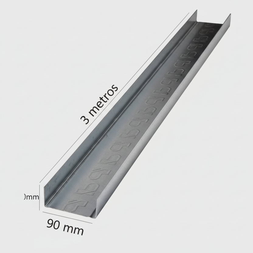 RAIL/CANAL profile 90mm - gray background