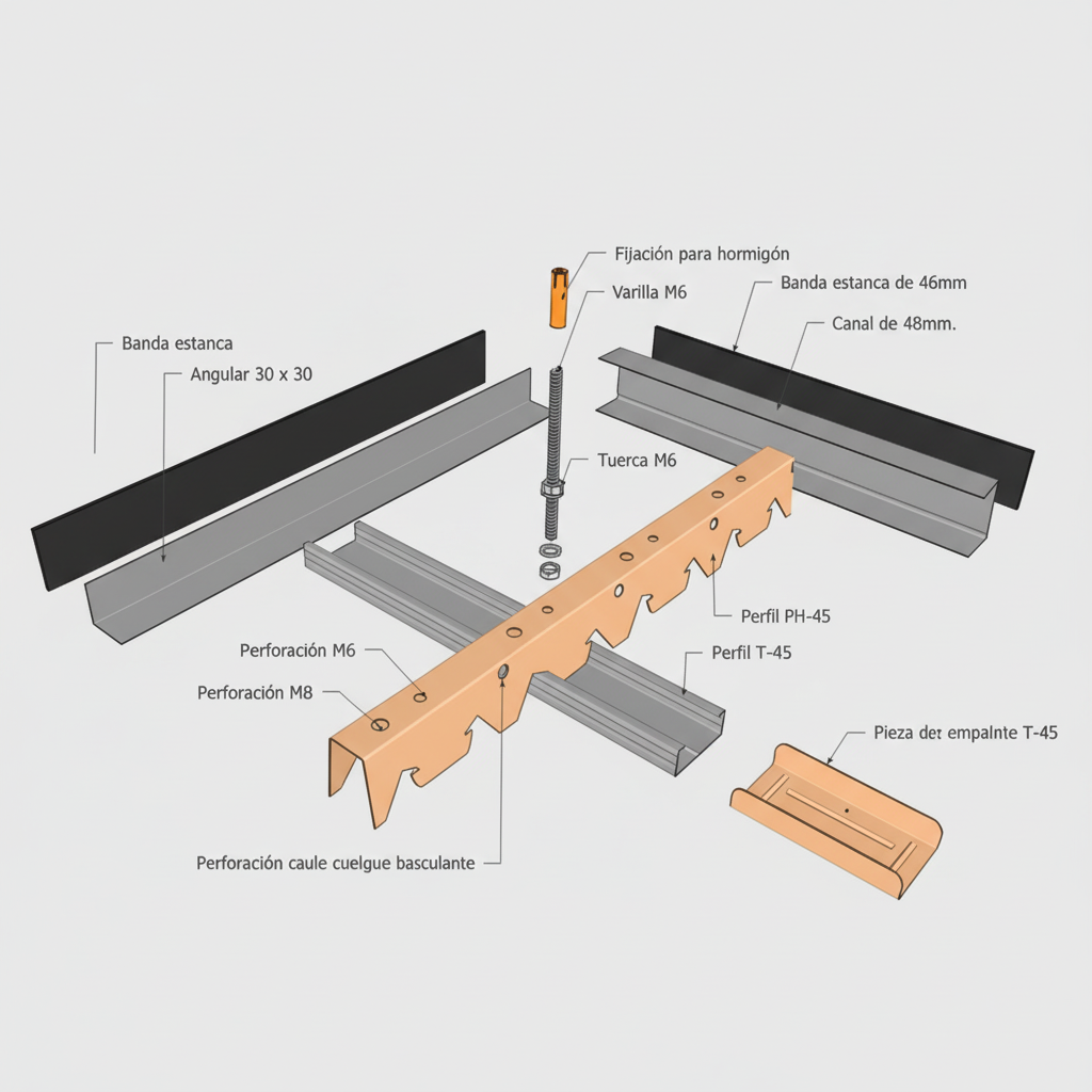SIERA system installation diagram - gray background