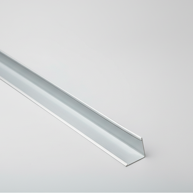 Silver corner angle trim - very distant view